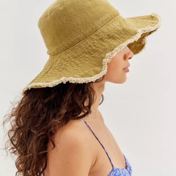 Urban Outfitters Accessories - New Urban Outfitters Scalloped Bucket Hat One Size